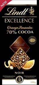 Czekolada Lindt Excellence 70% Orange Amandes 100g