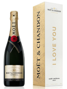 Szampan Moët & Chandon Brut Imperial I Love You 12,5% 0,75l w kartoniku