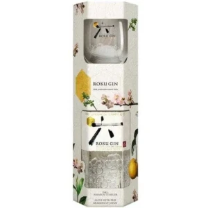 Gin Roku 0,7l ze szklanką