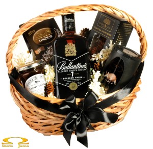 Kosz Prezentowy Czarne Na Białym