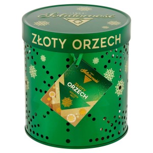 Czekoladki Złoty Orzech Solidarność 187g w eleganckiej puszce Lampion