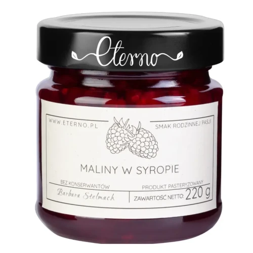 Maliny w syropie Eterno.webp