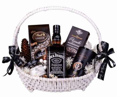 Kosz Delikatesowy Białe i Czarne