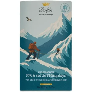 Czekolada Dolfin z solą himalajską 70g  