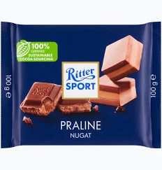 Czekolada Ritter Sport Praline Nugat 100g.webp