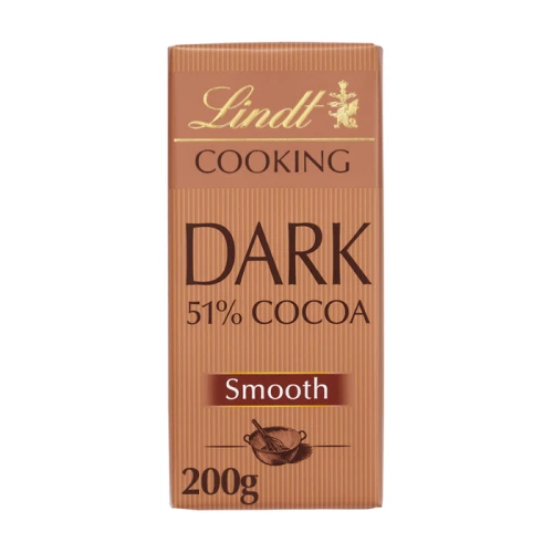 Lindt Czekolada Gorzka 51% Kakao do Gotowania 200g.webp