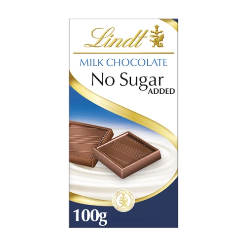 Lindt Mleczna Czekolada Bez Dodatku Cukru 100g.webp