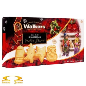 Ciastka Walkers Świąteczne Kształty 350g