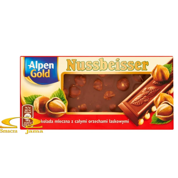Czekolada Mleczna Alpen Gold Nussbeiser 100g logo.jpg