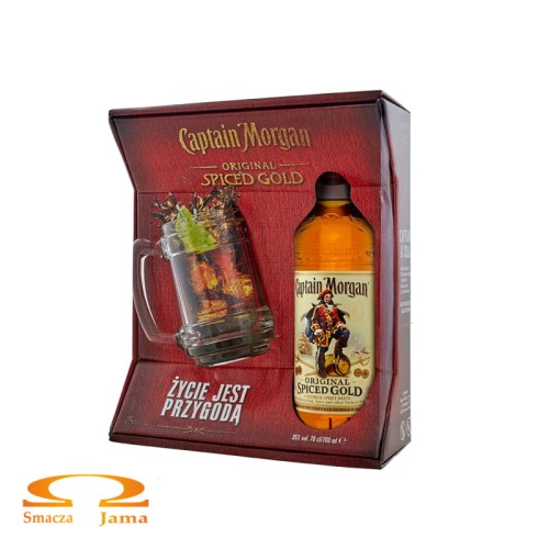 Rum Captain Morgan Spiced Gold 0,7l z Kuflem.jpg