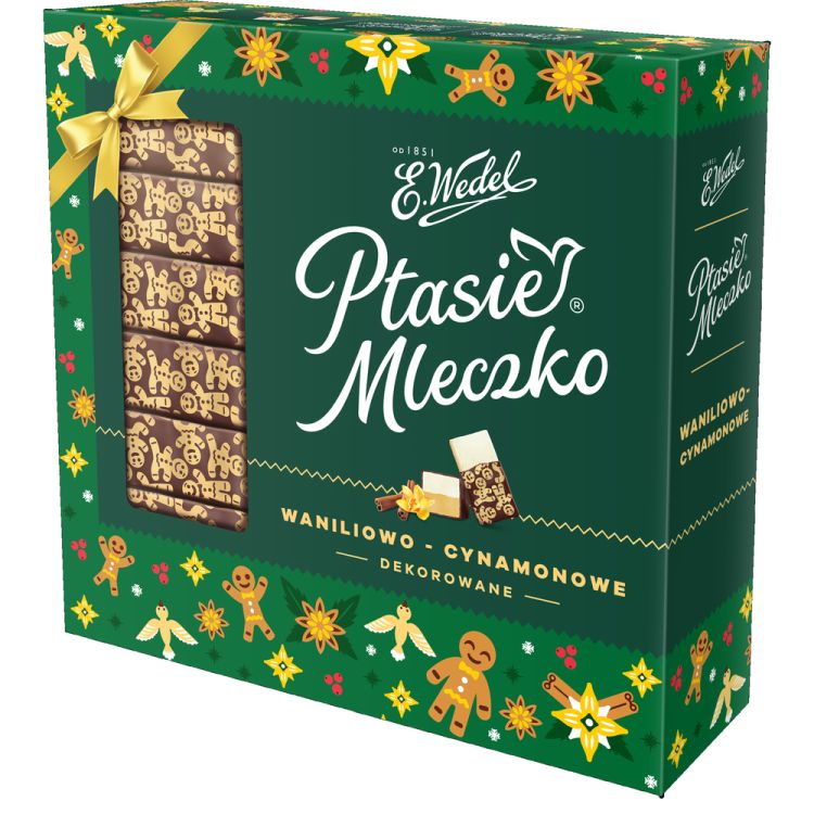 Bombonierka E. Wedel Ptasie Mleczko Waniliowo-Cynamonowe 380g