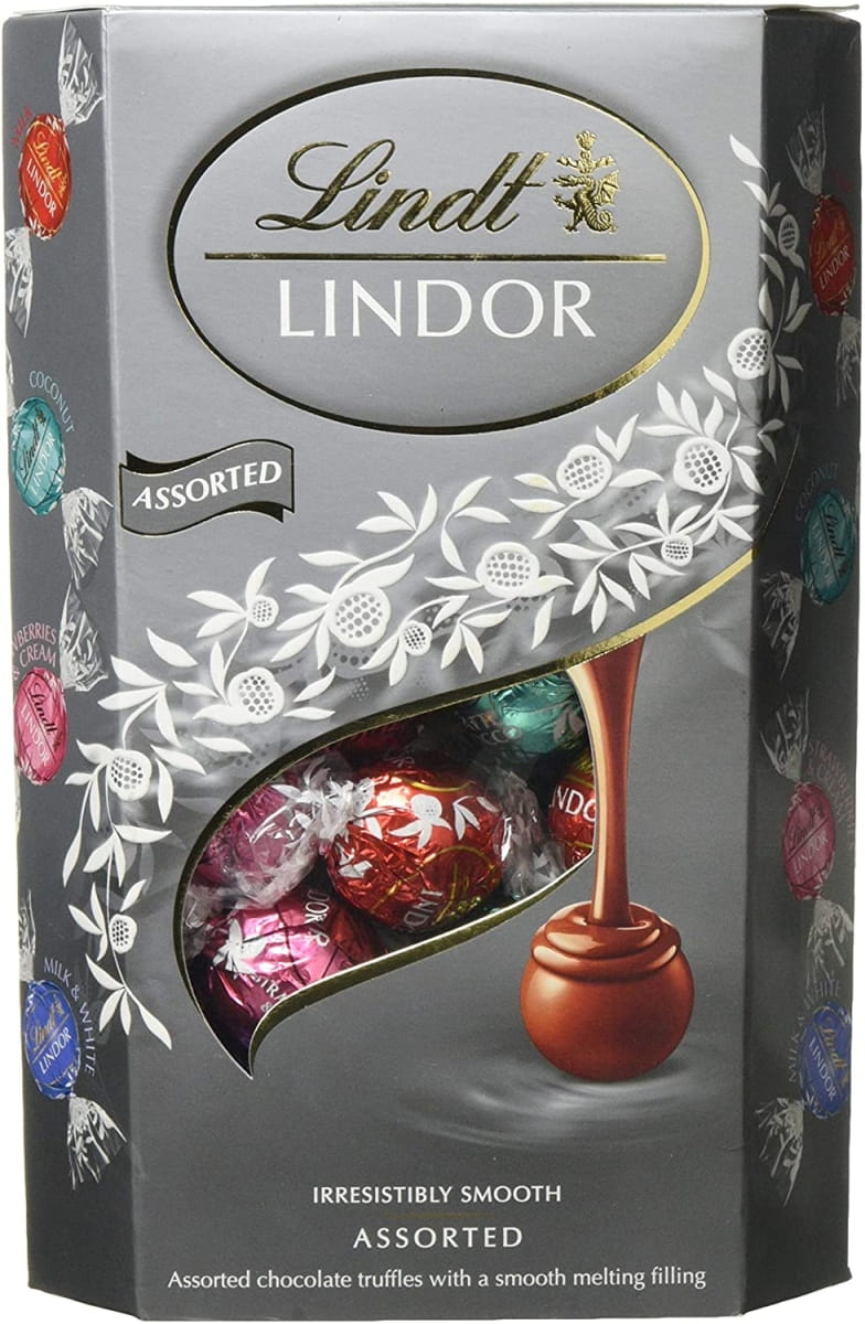 Praliny Lindt Lindor Silver Cornet 337g