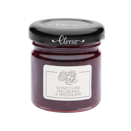 Konfitura malina z migdałami Eterno 40g