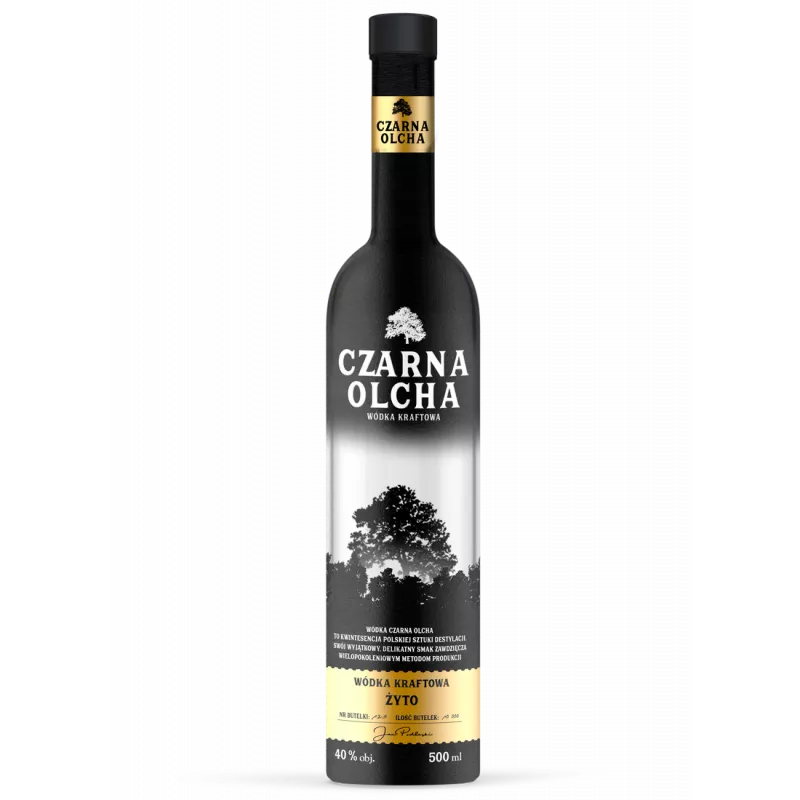 Wódka Kraftowa Czarna Olcha Żyto 0,5l