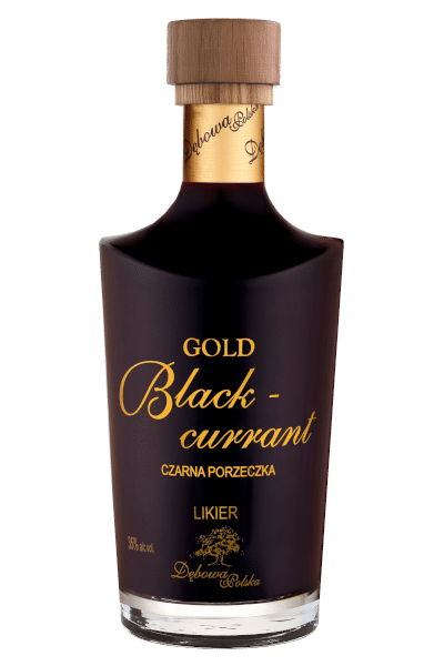 Likier Dębowa Gold Blackcurrant Czarna porzeczka 35% 0,7l