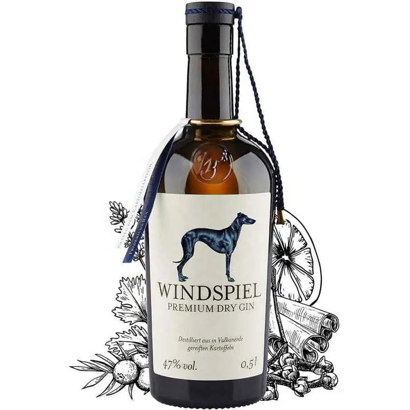 Gin Windspiel Premium Dry 47% 0,5l