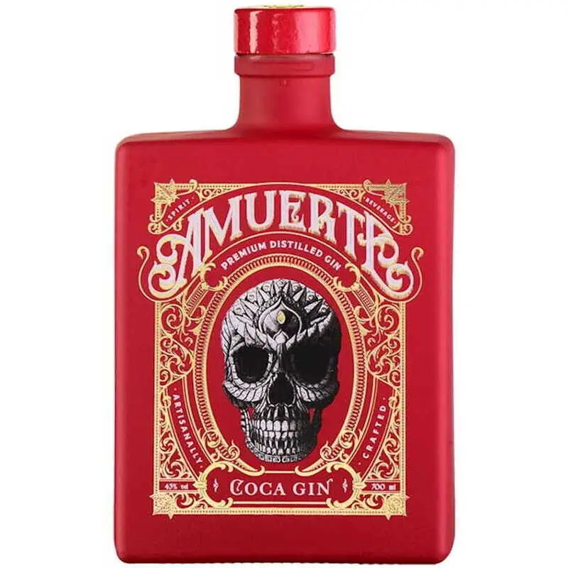 Gin Amuerte Red Coca Leaf 43% 0,7l