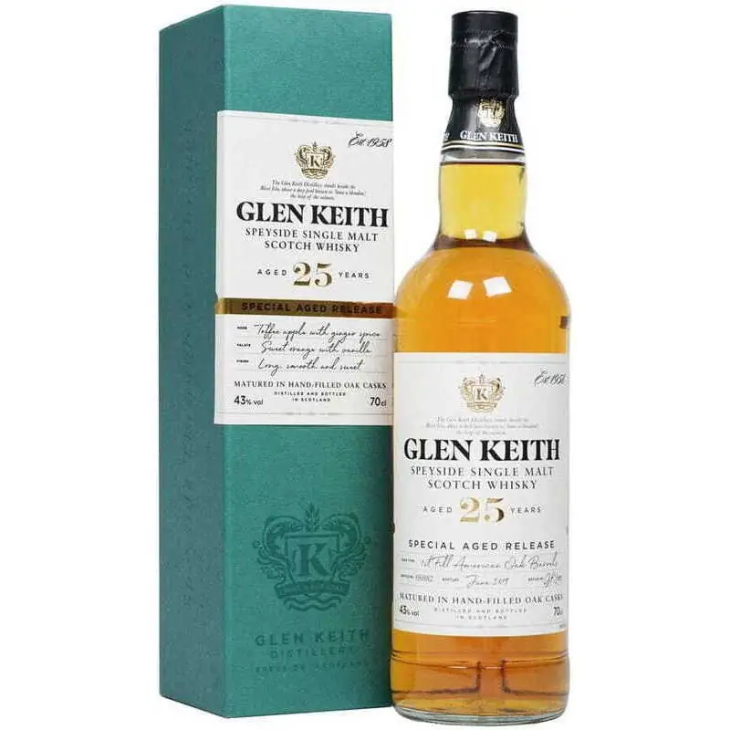 Whisky Glen Keith 25 YO 43% 0,7l
