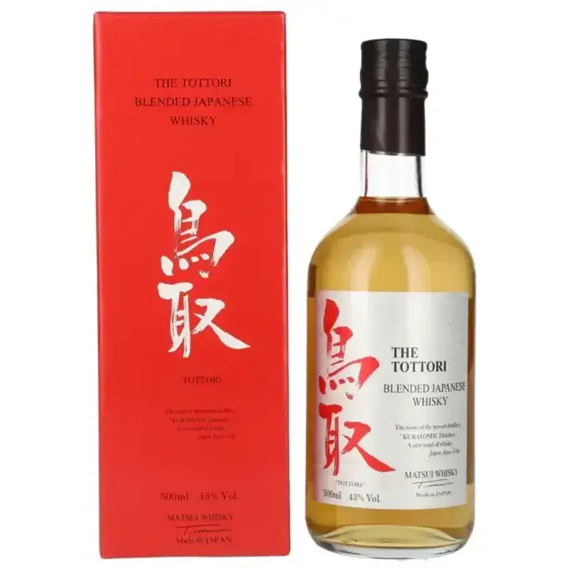 Whisky The Tottori Blended 43% 0,5 l