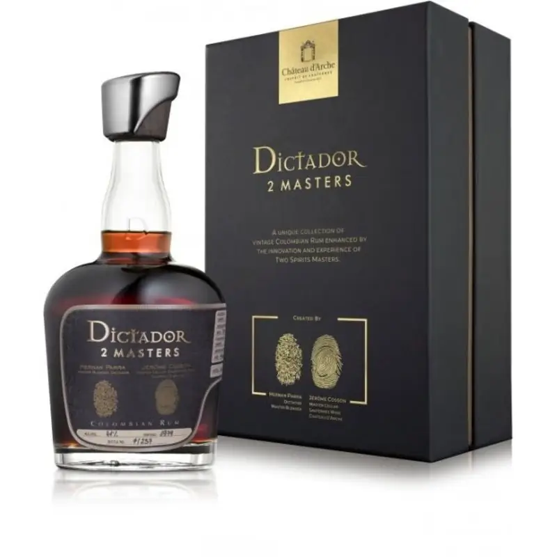 Rum Dictador 2 Masters Chateau D'Arche 1979 41% 0,7l