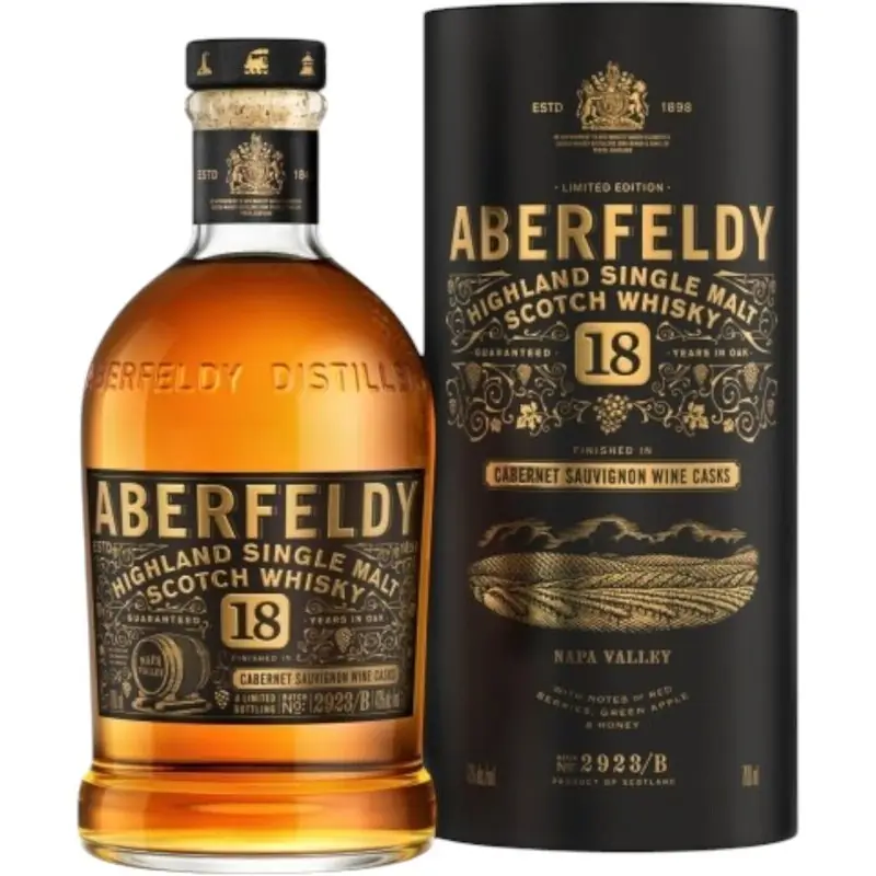 Whisky Aberfeldy 18YO Nappa Valley Wine Casks 43% 0,7l 
