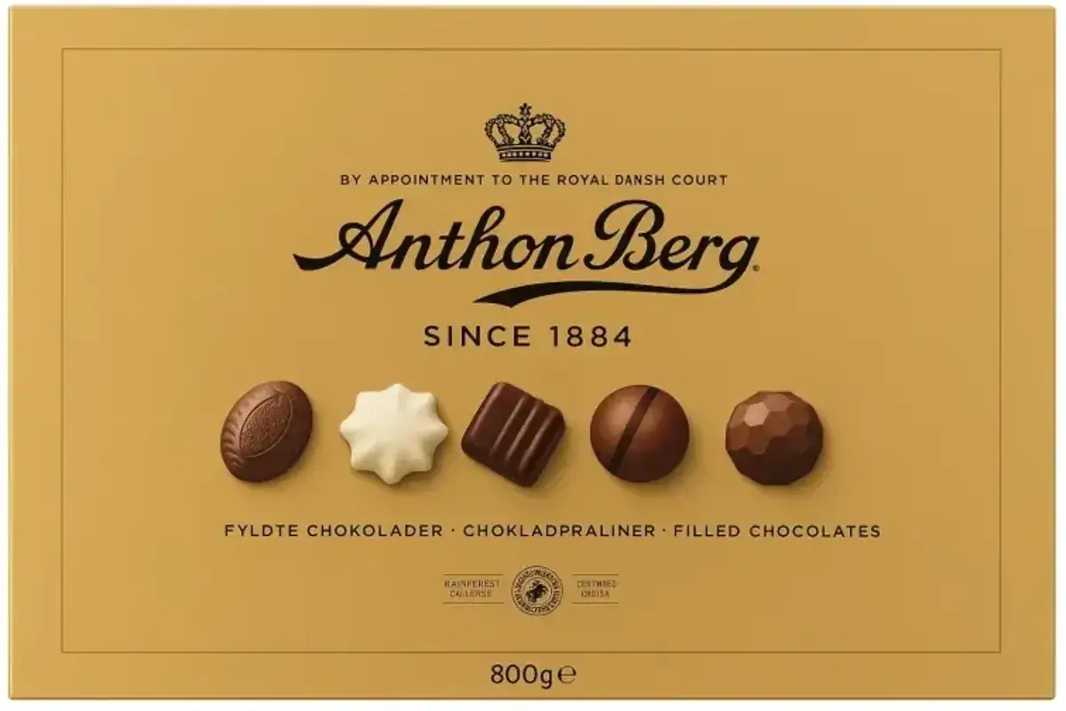 Bombonierka Anthon Berg Luxary Gold 800g 