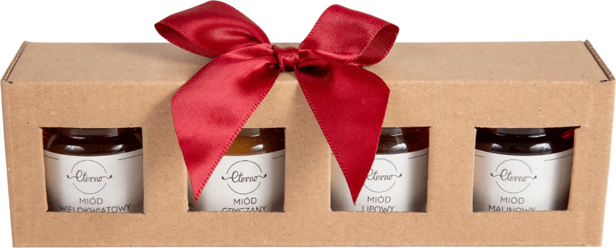Zestaw 4 mini miodków Eterno 4x40g 