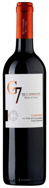 Wino G7 Carmenere 0,75l Chile 