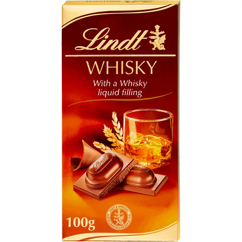 Czekolada nadziewana Lindt Whisky 100g