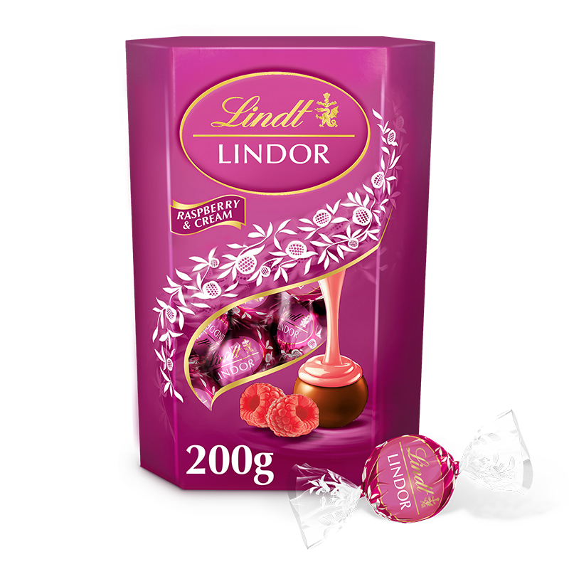 LINDOR Praliny Malina & Śmietanka 200g