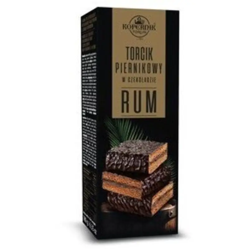 Torcik piernikowy w czekoladzie z nadzieniem rumowym 180g
